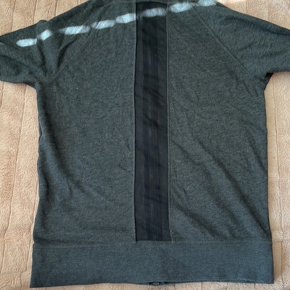 Victoria’s Secret Sport gray zip-up hoodie with mesh back panel - size medium - Picture 6 of 6